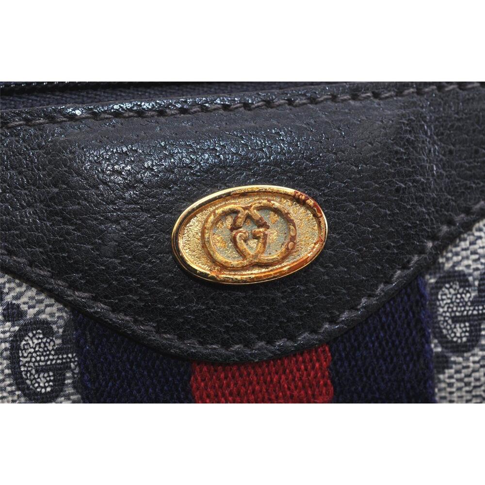 Auth Gucci Sherry Line Hand Boston Bag #144219G45B - Picture 11 of 15